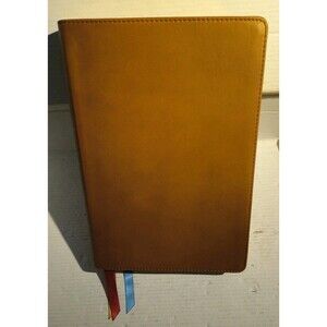 NET Bible Full Notes Edition, Brown Leather, Comfort Print, Indexed Christ READ